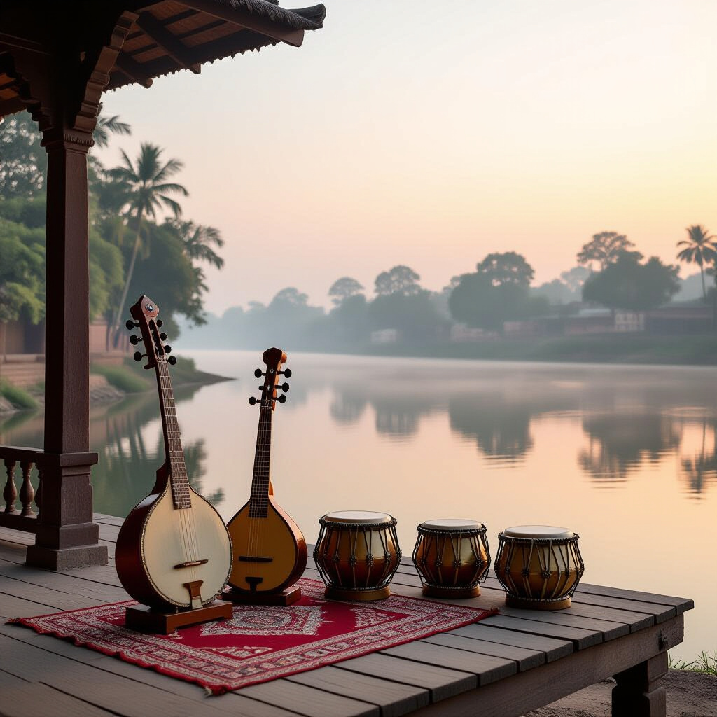 Melancholic Indian Vocals