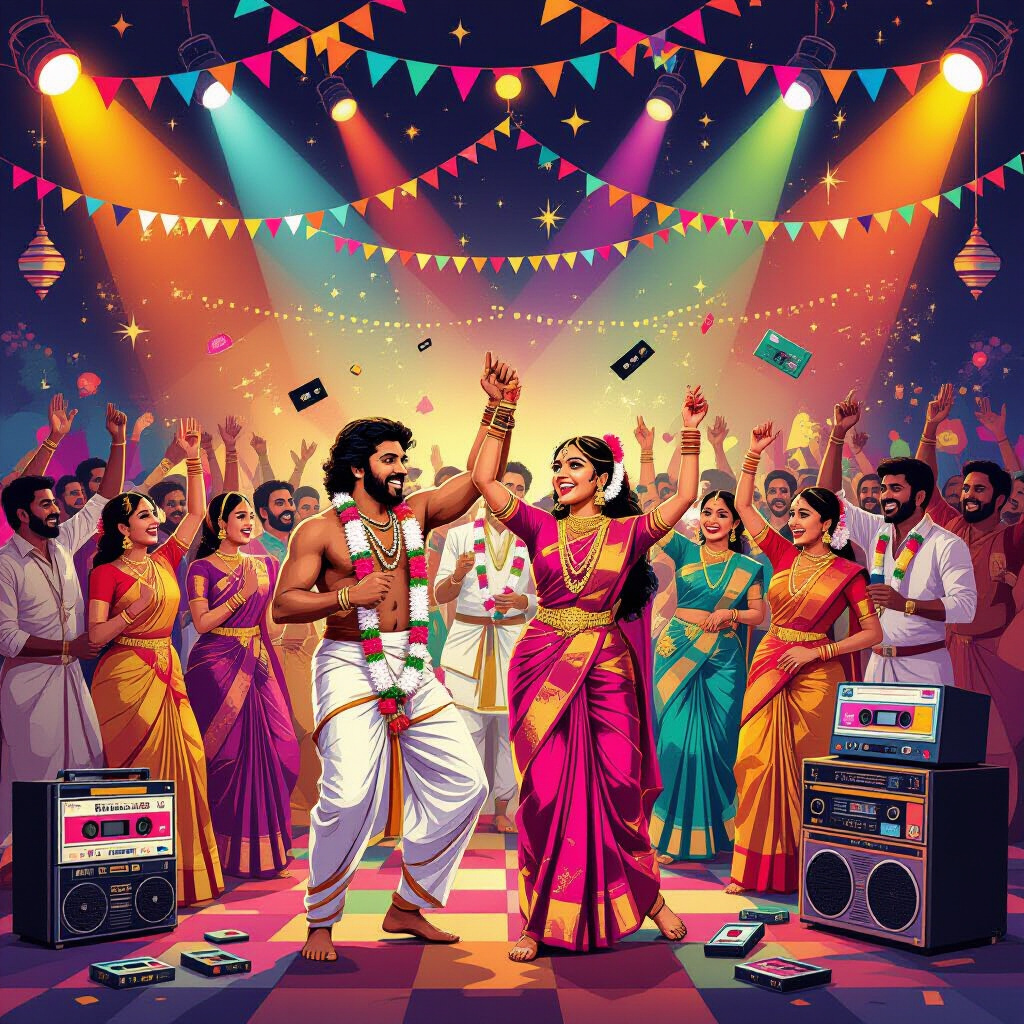 Retro Tamil Party Vibes
